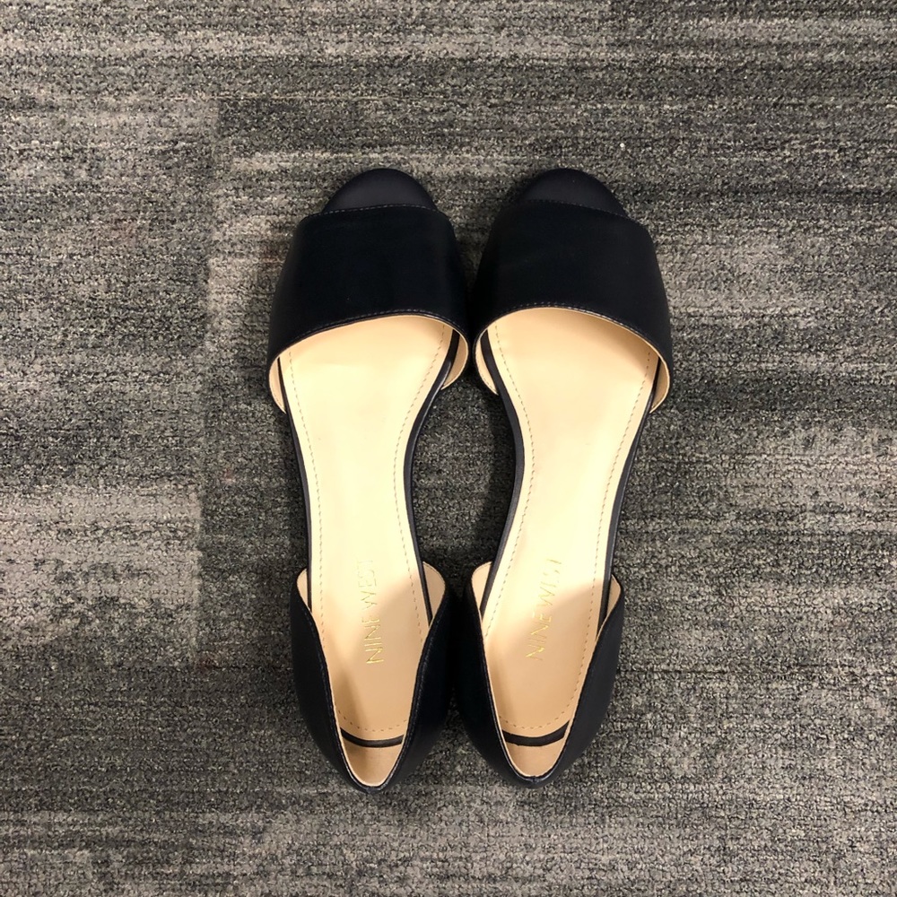 Nine West Dark Navy Flats